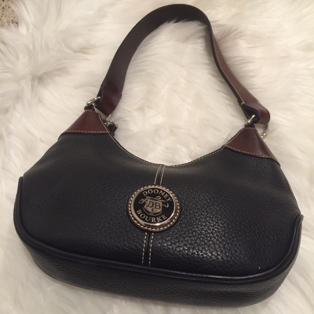 Vintage DOONEY & BOURKE Pebbled Leather Hobo Purse